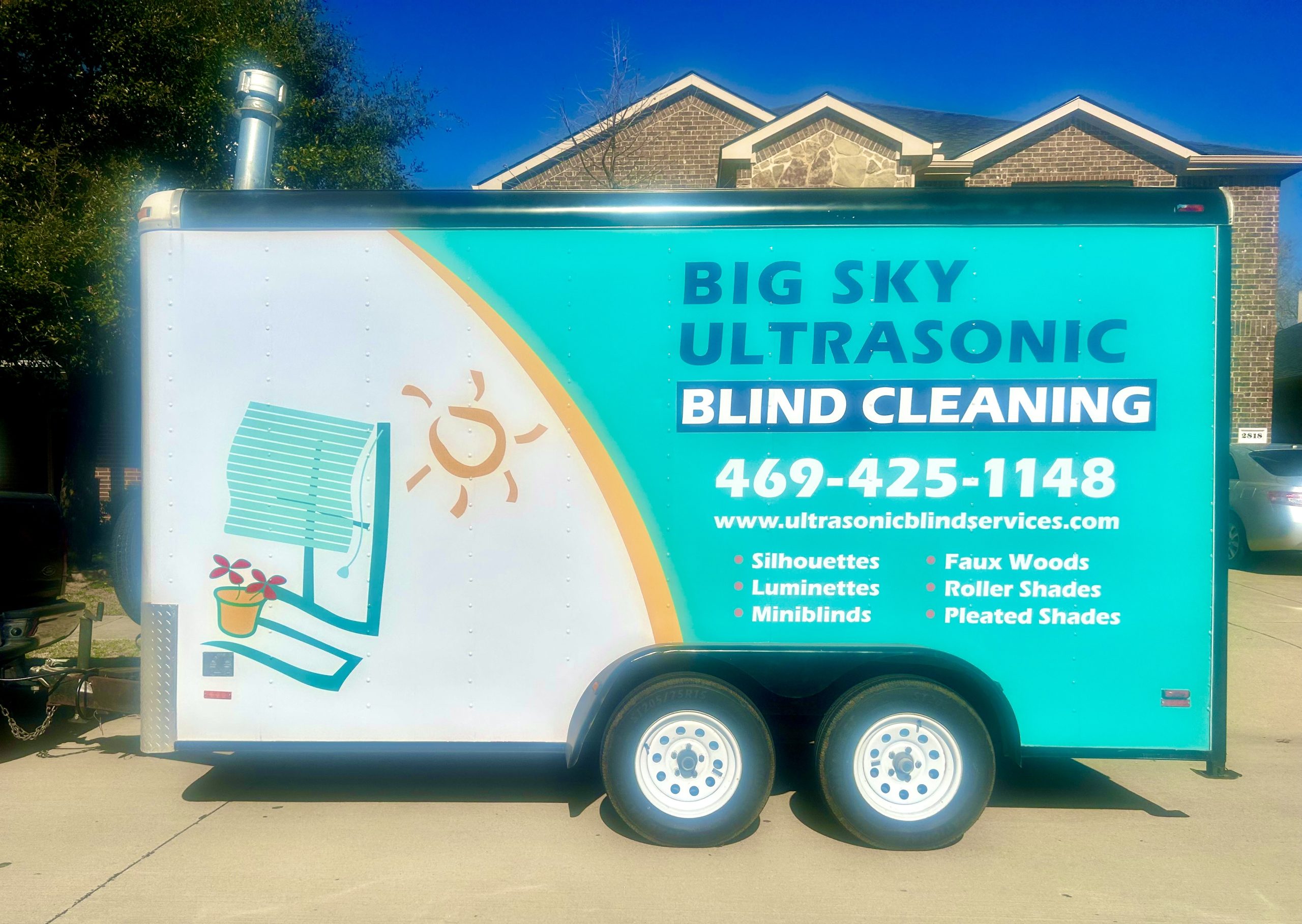 Big Sky Ultrasonic Blind Cleaning Truck